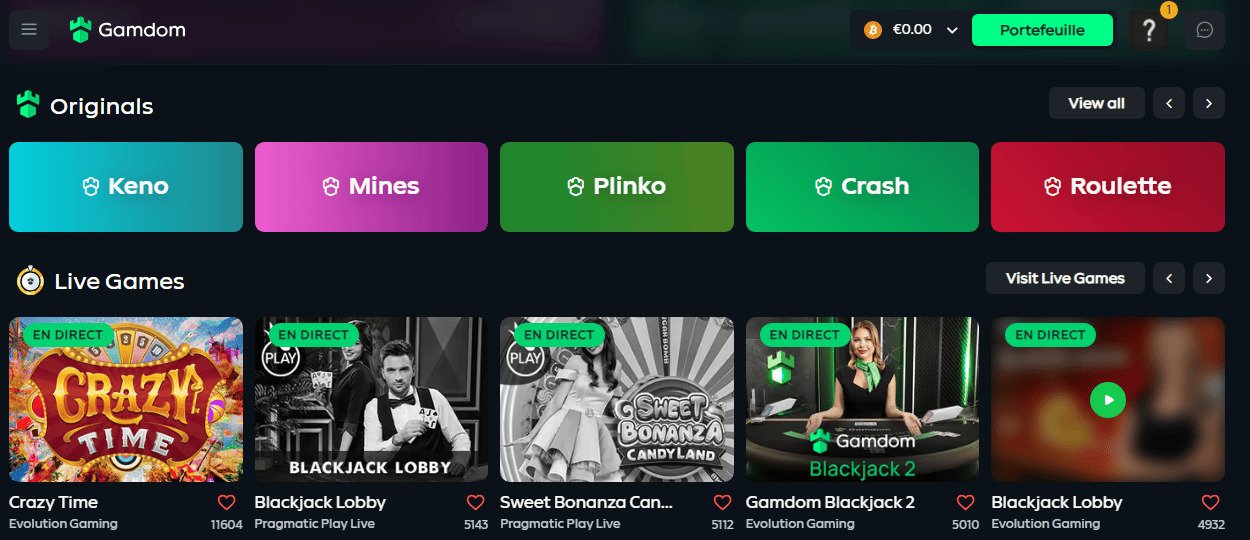Un crypto-casino est une plateforme