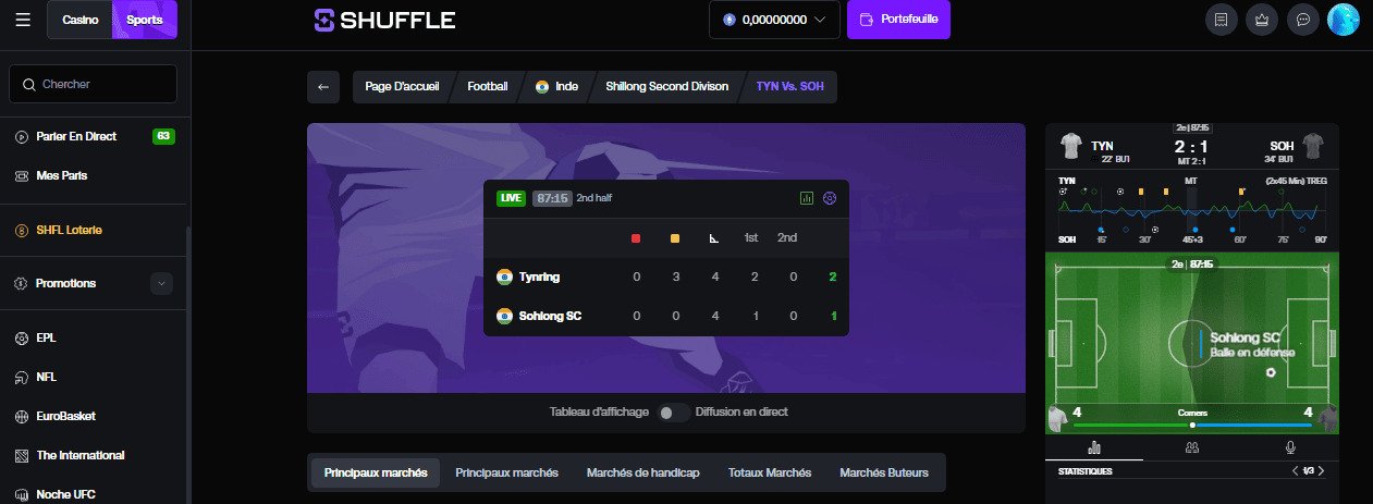 Jeux d'argent en ligne. 