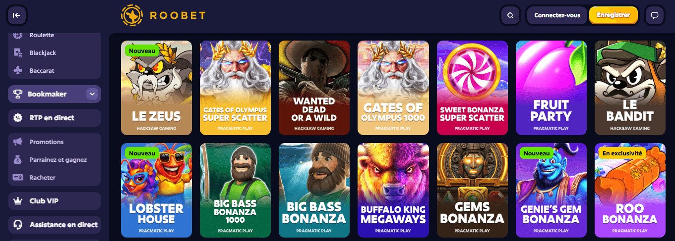 Roobet Casino est une plateforme de jeux en ligne très populaire.