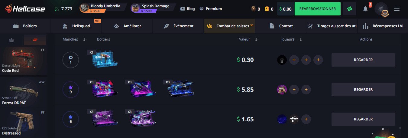 ouverture des boîtes CS2