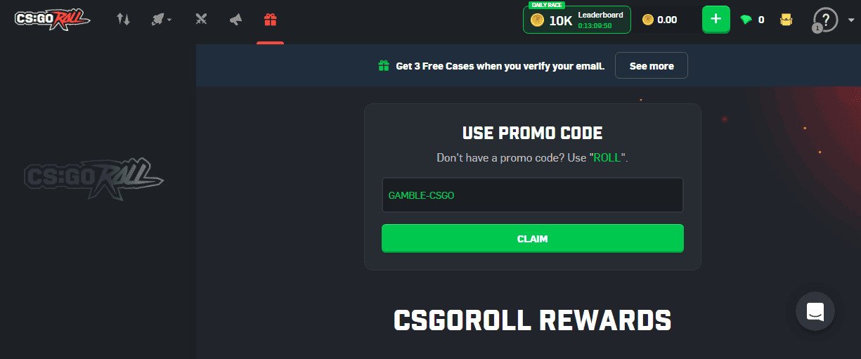 Étape 2 - Saisir le code promo