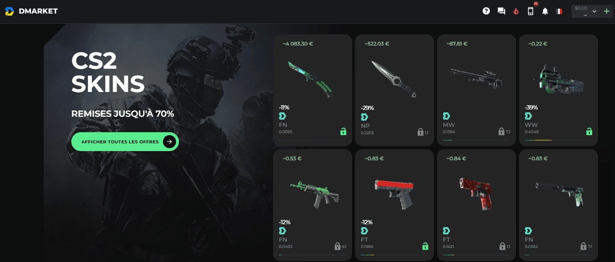 Un site d’échange de skins CS2